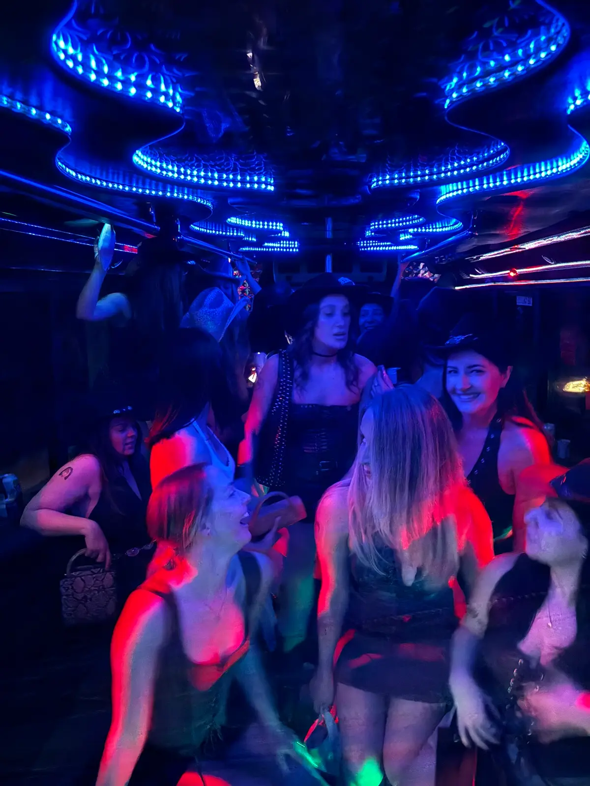 Fremont Street Experience - Las Vegas party bus package